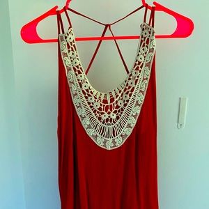 Burnt Orange forever 21 tank top size L